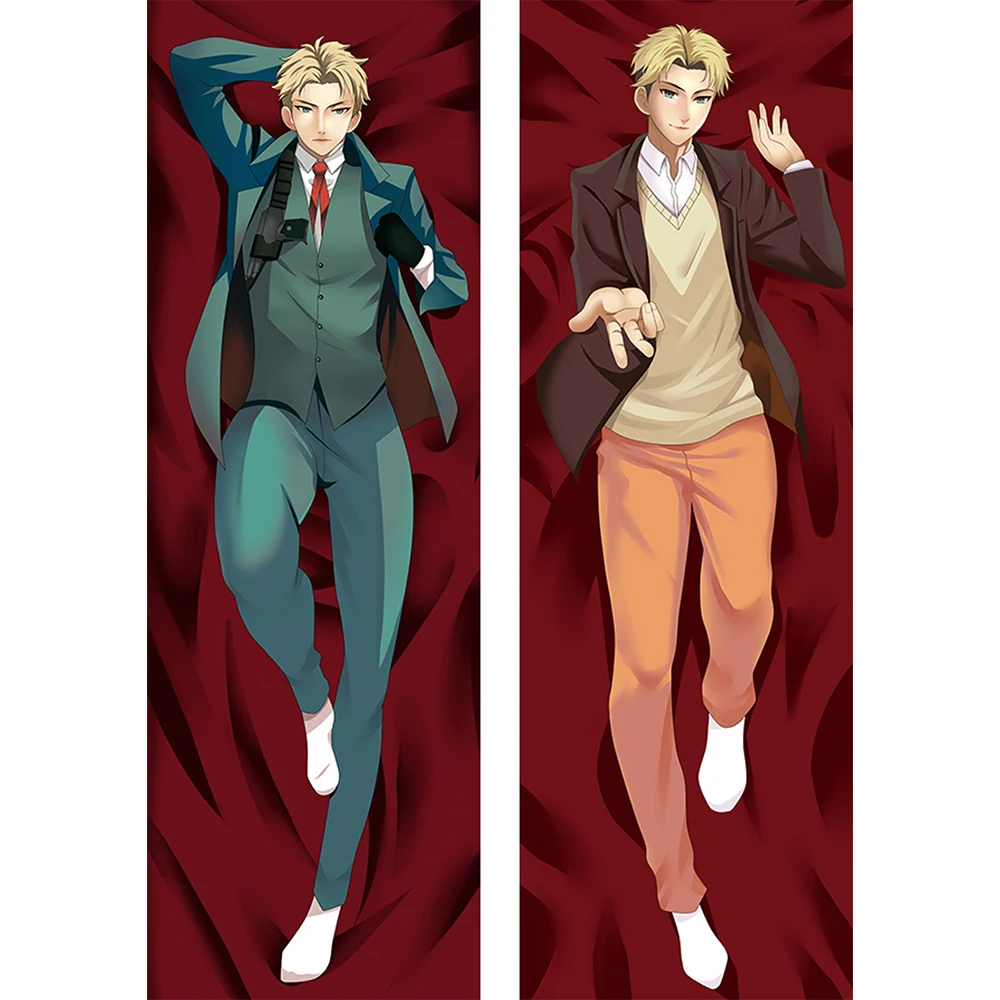 Anime Decor Pillow Cover SPY×FAMILY Loid Forger Dakimakura Waifu 2-Side Print Hing Body Pillowcase Cushion Case Gifts