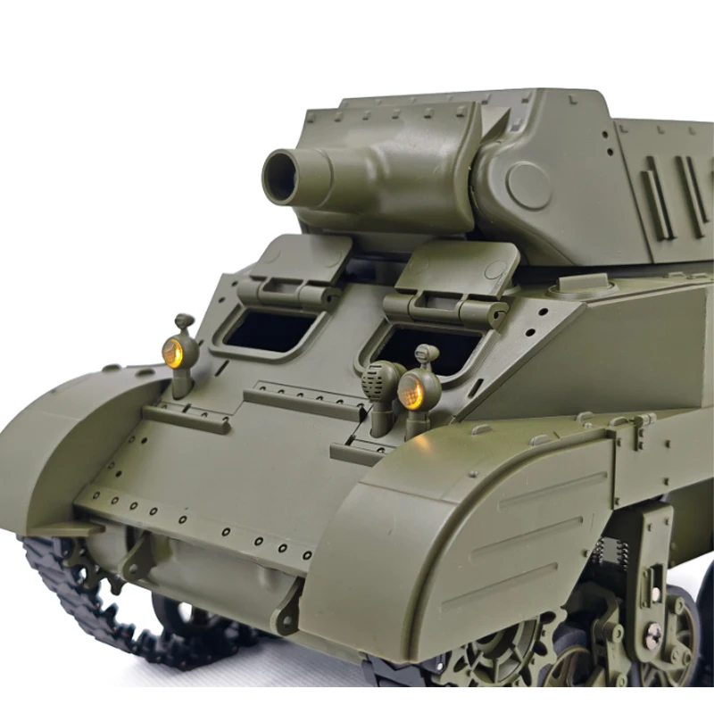 1/16 RC Tank World War II Tank US M8 how itzer Motor Carriage with Smoke Turret Rotation 360° Tempo Adult Kids Model Tank