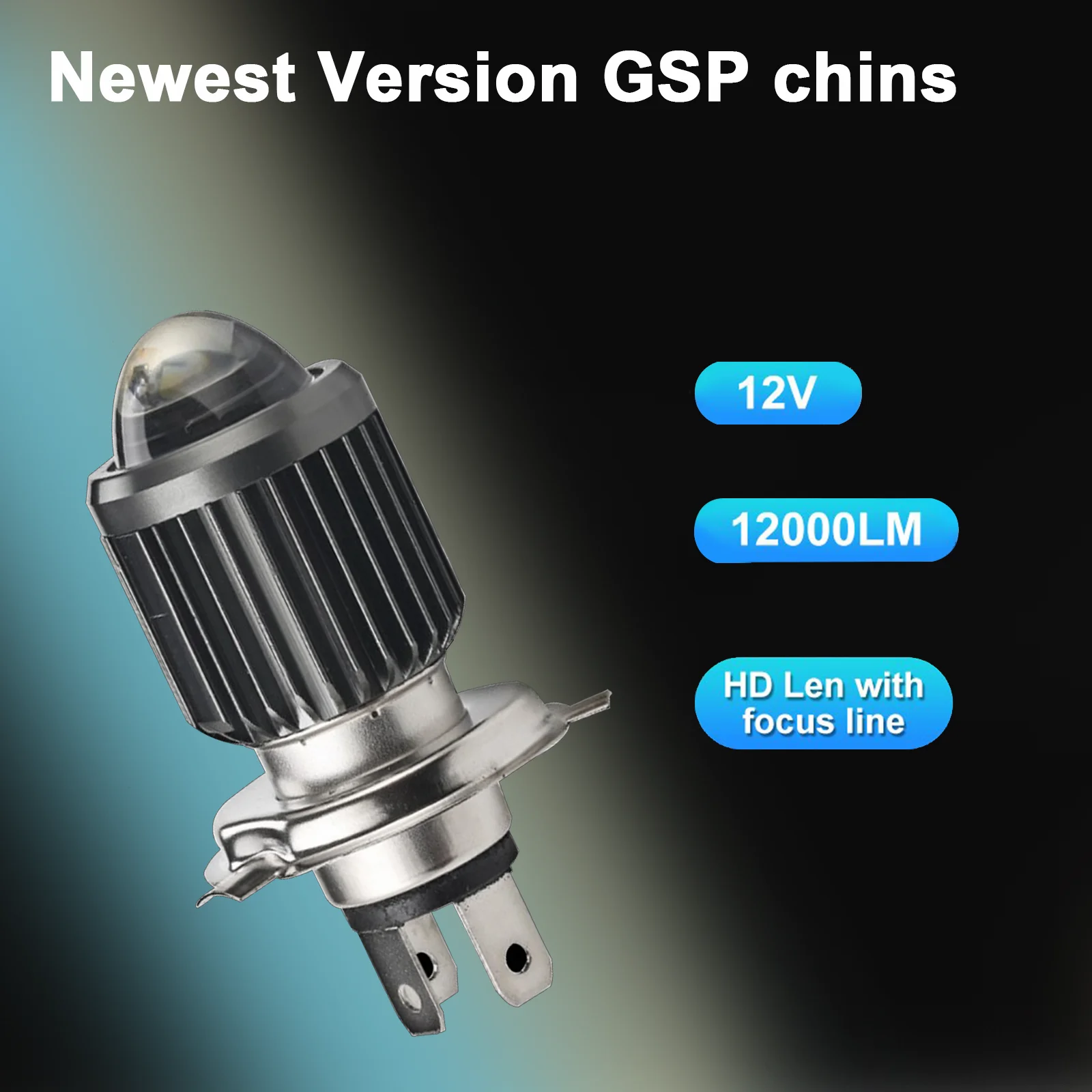 1PCS 10000LM H4 LED Motorcycle Headlight H6 BA20D P15D Led CSP Lens White Yellow Hi Lo Beam Motorbike Scooter Running Light