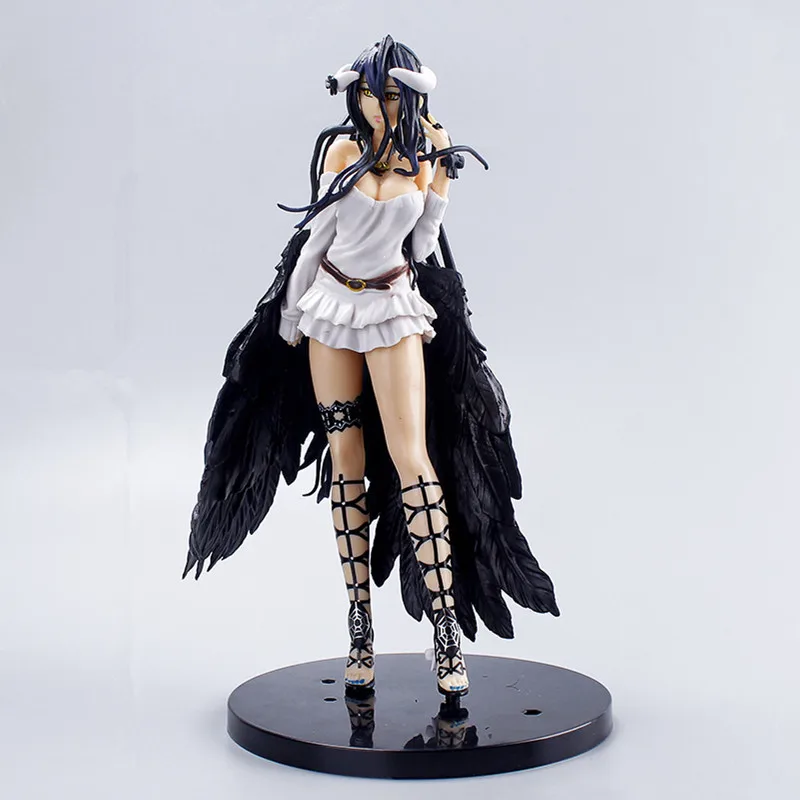 Figurines d'action Albedo de 21cm, ailes noires, protecteur en PVC, figurine de collection, fille morte-vivante, décoration de la maison, modèle de jouets pour enfants, cadeau