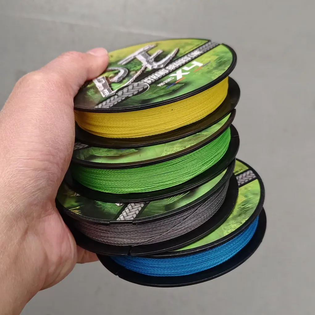 Lenza Da Pesca A 4 Fili 100M Lenza Da Pesca In Pe Intrecciata Lenza Forte Multifilamento Durevole Strumento Lenza