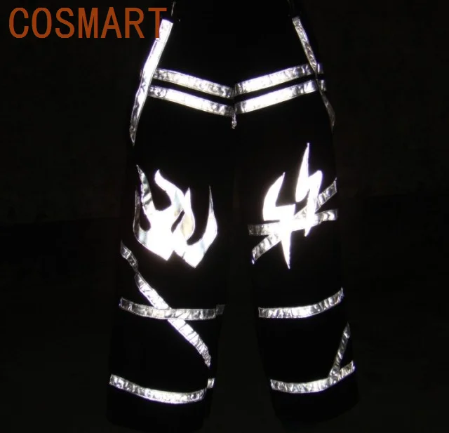 

COSMART Ghost Step Dance Fluorescent Pants Drag And Dance Your Pants Equipment Monopoly I16 White Cosplay Costume Cos Game