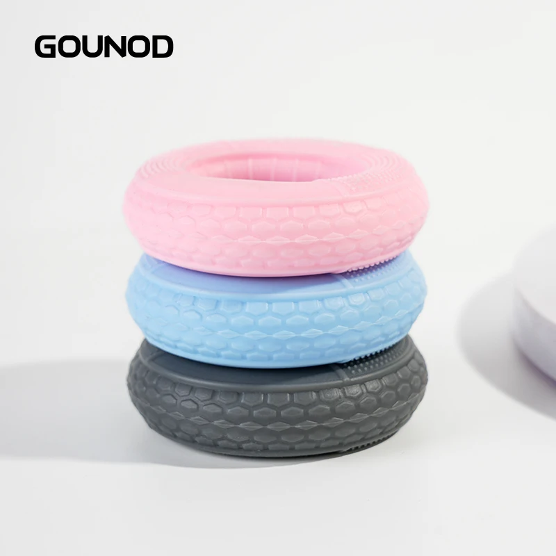 1PC GOUNOD Hand Grip Strengthener Hand Finger Exerciser Forearm Rings Hand Exerciser Silicone Squeezer Grippers Finger Physical image 6