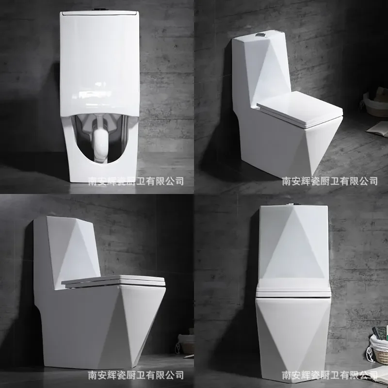 Ceramic Swirl Siphon Flush Toilet Deodorizing Sanitary Ware for Home Bathroom Ordinary Water Closet