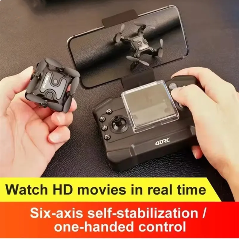 V2 Mini Drone 8K HD Camera FPV RC Drones Profesional RTF Quadopter Foldable Five-sided Obstacle Avoidance Drone WiFi 10KM