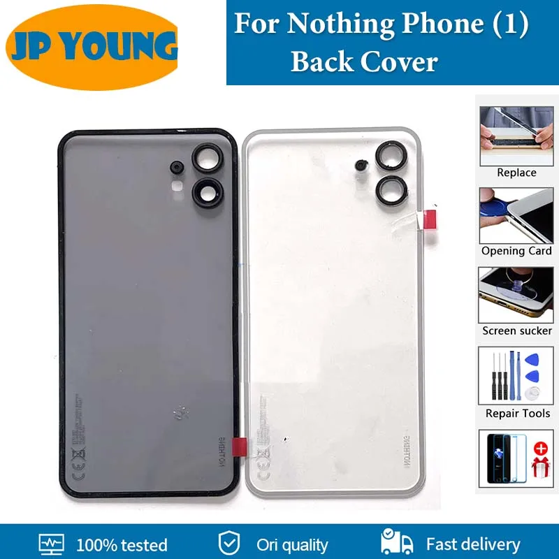 Original Back Cover For Nothing Phone 1 Battery Cover Housing For Nothing Phone (1) Back Battery Cover A063 Back Case Repalce