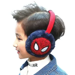 Marvel The Avengers Iron Man Captain America Winter Cartoon Thickened Windproof Foldable Ear Warmer Outdoor Portable Earmuffs