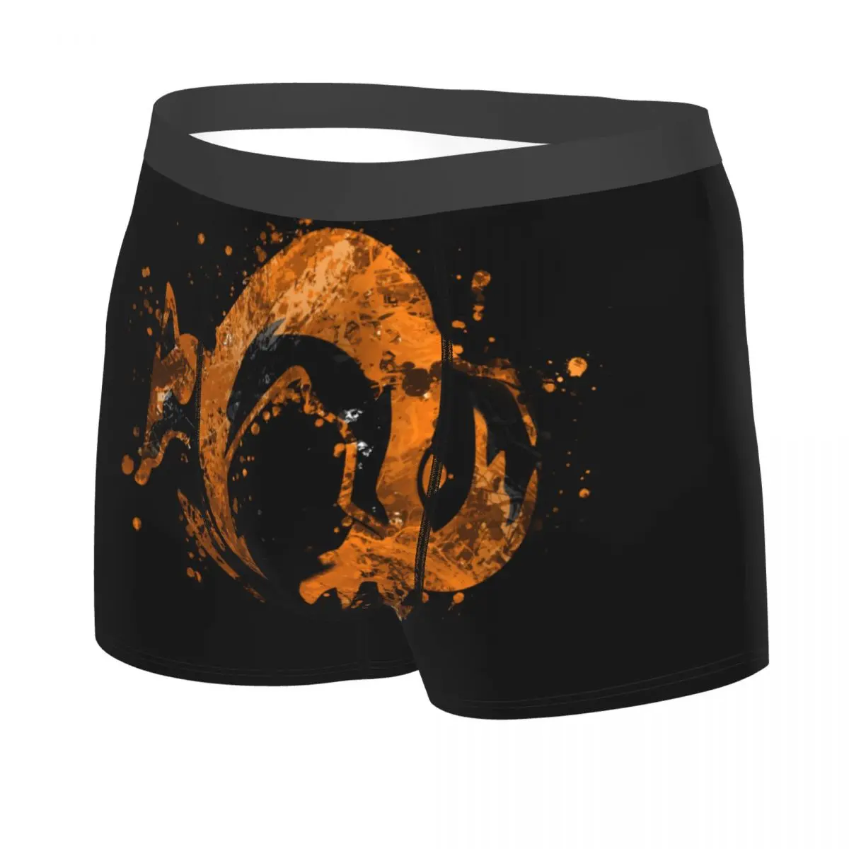 Male Funny Metal Gear Solid Fox Hound Logo Underwear Video Game Gift Boxer Briefs Stretch Shorts Panties Underpants