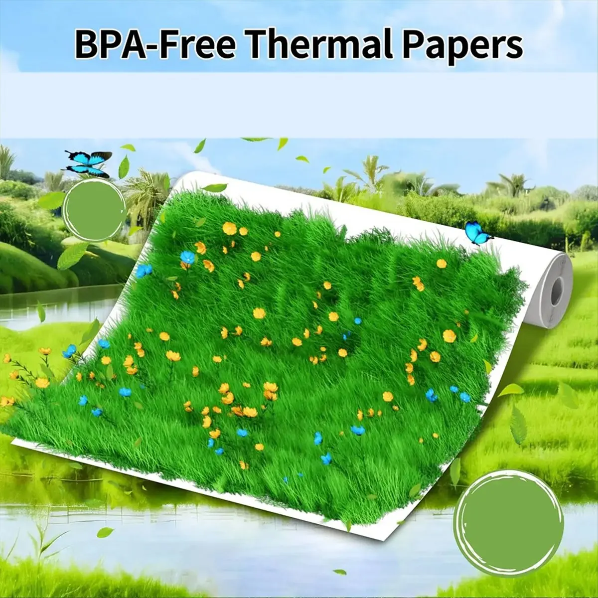 

T69C! 200 Sheets for Phomemo A4 Thermal Paper M08F Printer Quick-Dry Continuous Thermal Paper Documents Study Notes