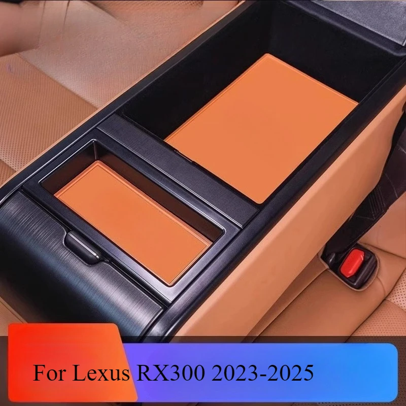 

For Lexus RX300 2023-2025 Door Slot Insert Tray Mats, Leather Cup Holder Anti-Slip Pads, Luxury Car Interior Accessories