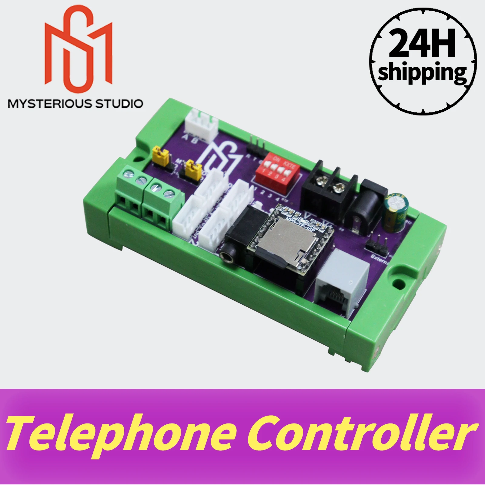 Mysterious studio Secret room escape game mechanism props Electronic puzzle Telephone Controller