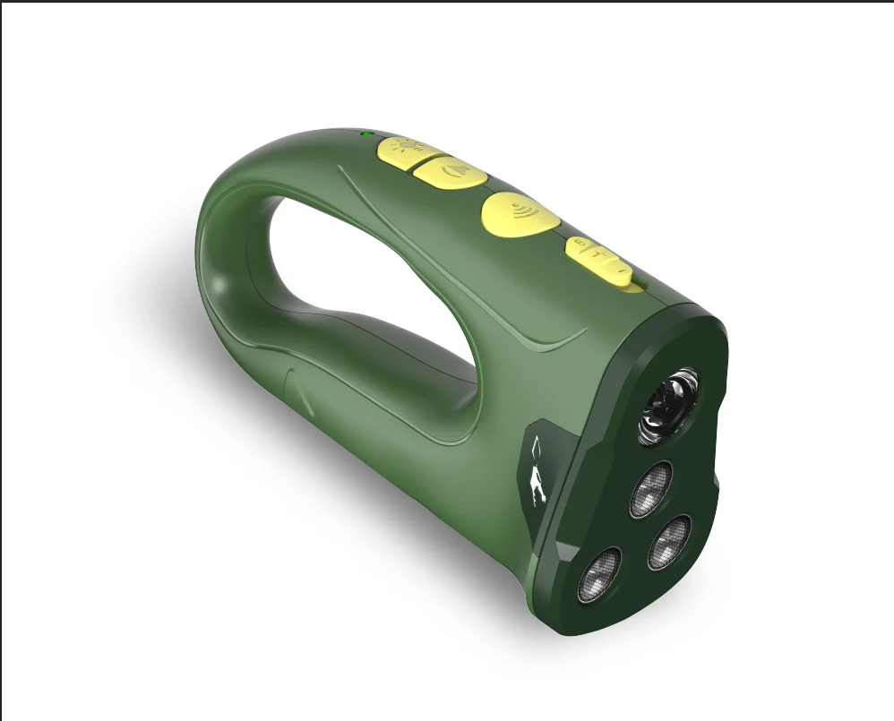 

2025 Выпуск отпугиватель собак, ультразвуковое устройство для дрессировки собак, перезаряжаемое устройство для отпугивания лая собак со светодиодным фонариком