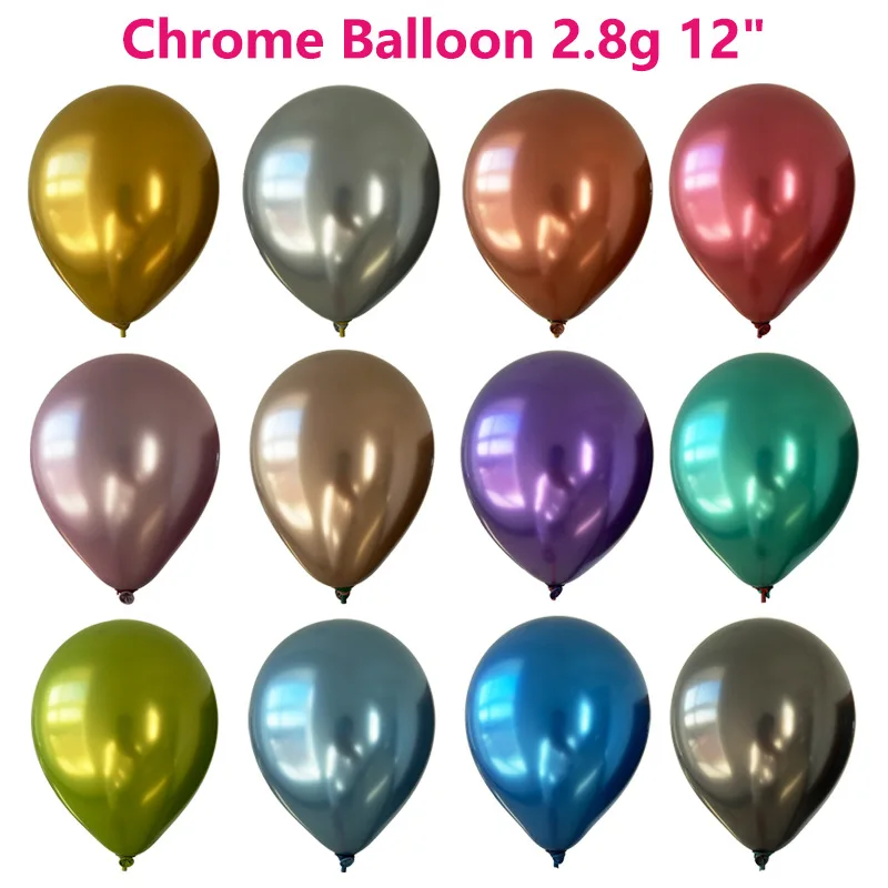 

Shuaian 2.8g 12 Inch Birthday Party Decoration Engagement Wedding Metal Bar Latex Balloon Arch