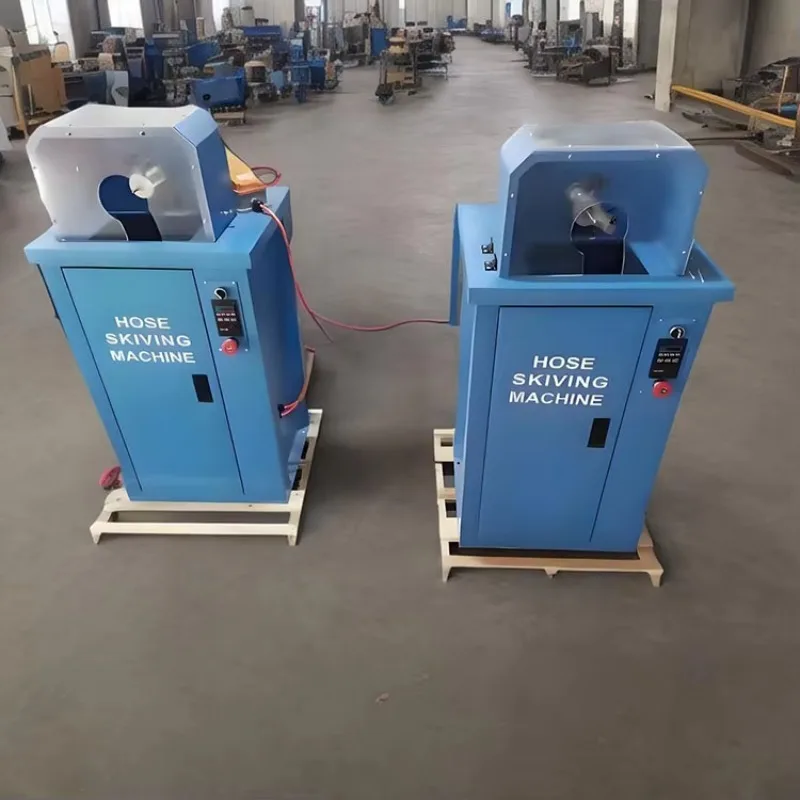 Hydraulic Rubber Hose Skiving Machine China Factory Direct Inner Outer Rubber Peeling Low Price Rubber Making Machinery