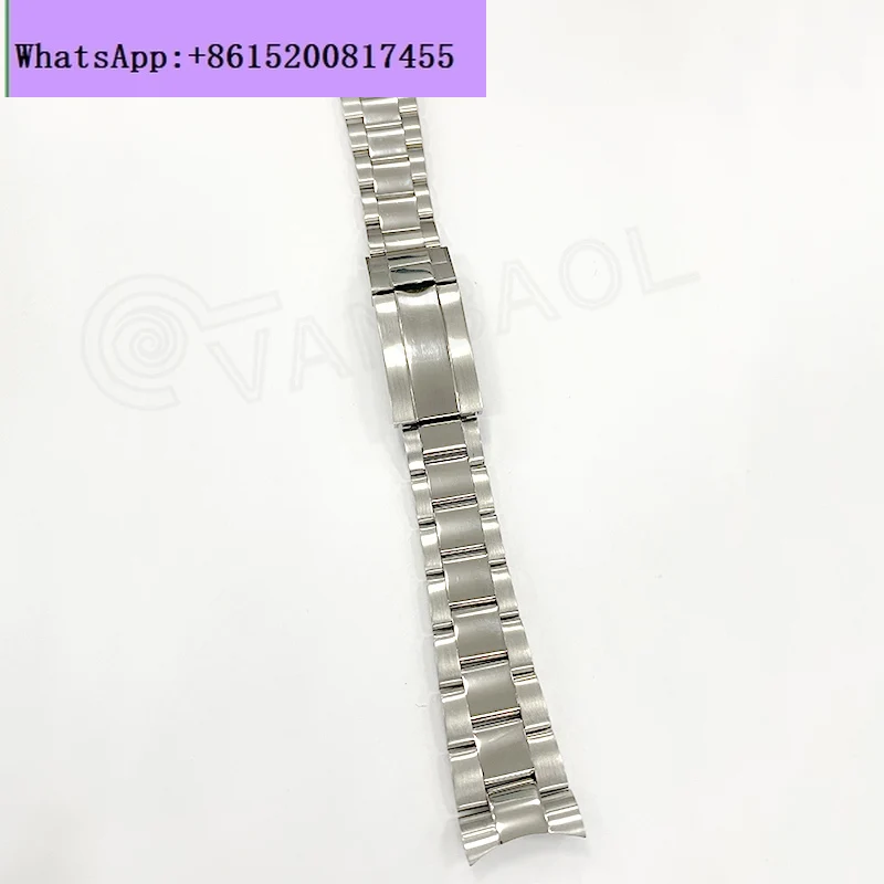 NH35 strap, water ghost steel strap, diving strap, suitable for quick adjustment strap assembly, five-bead oyster steel strap