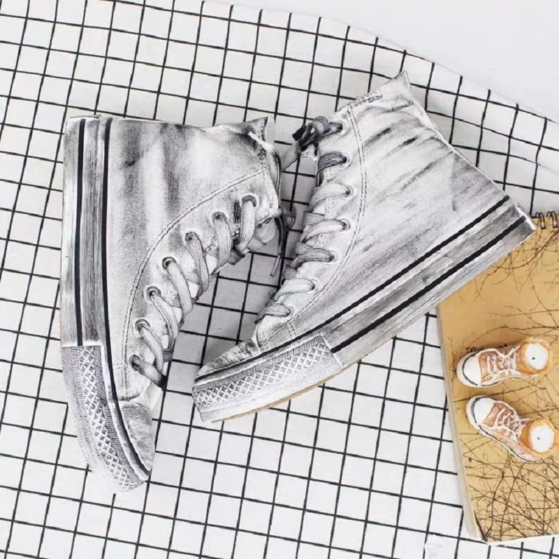 Sapatos sujos de tinta preta para homens e mulheres, tênis de grafite escolar unissex, estilo hiphop universitário, primavera 2022, tamanho 35-44