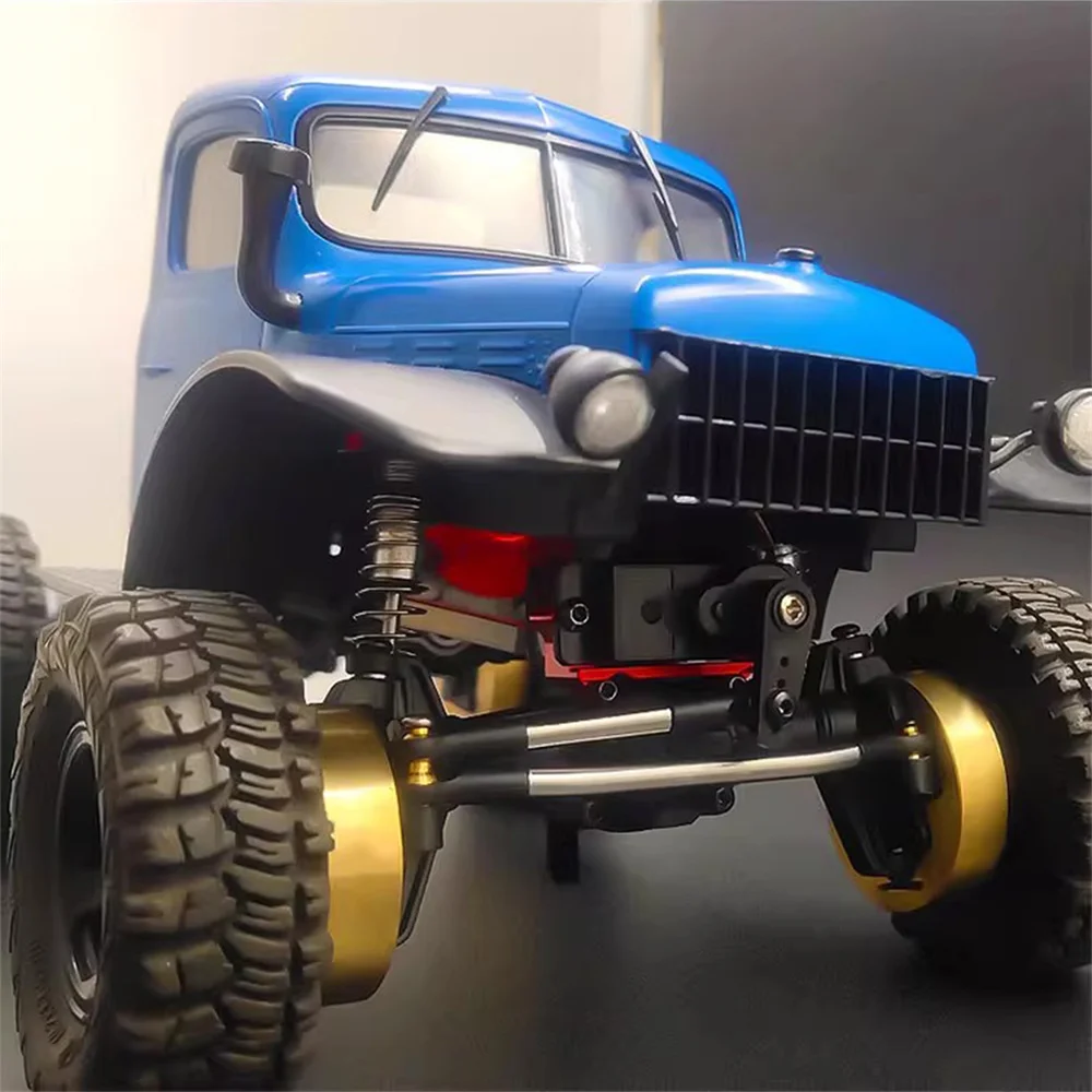 Juego de ejes extendidos de Metal para FMS 1/24, modelo de coche RC, accesorios de coche