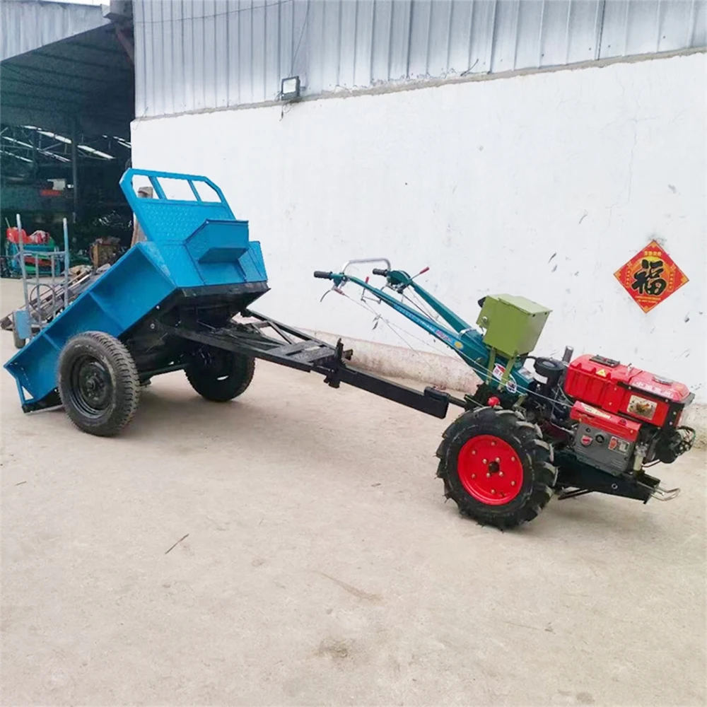 2wd Zweirädrige laufen hinter Pflügenmaschine Pinne Maschine 12 PS 18 PS 20 PS 30 PS kleine Bauernhoftraktoren