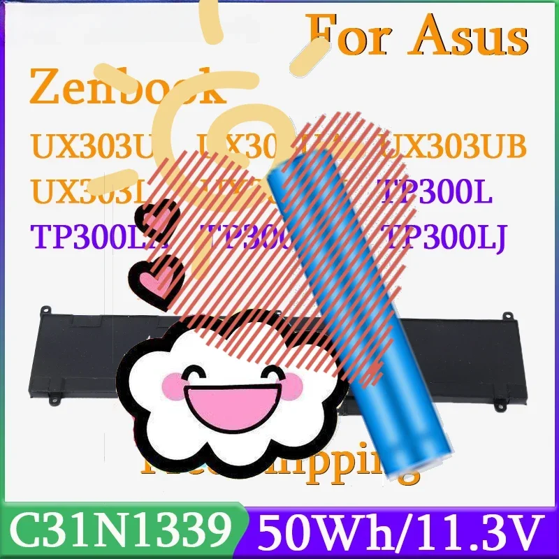 

C31N1339 Аккумулятор для ASUS Zenbook UX303U UX303UA UX303UB UX303L UX303LN TP300L TP300LA TP300LD TP300LJ Q302L Q302LA Q30