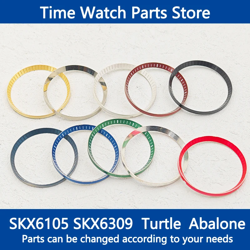 

Watch Copper Chapter ring Ring 31.4x27.5mm Inner Ring for SX007 SRPD Dive Watch Case NH35 NH36 Movement Watch Mod Replace Parts