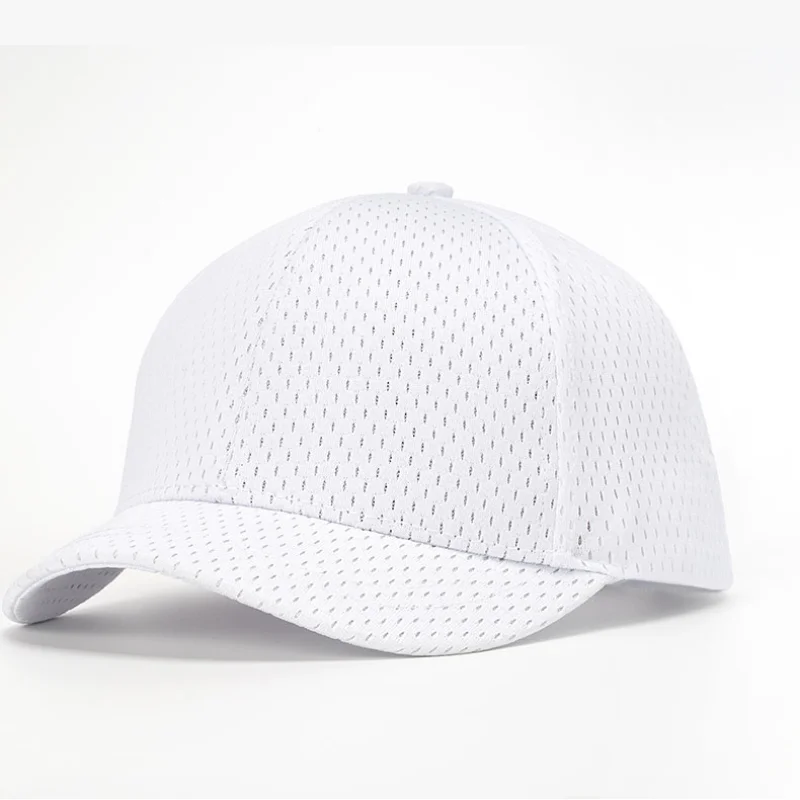 Men Short Brim Hat Trucker Sports Golf Running Hat Hip Hop Big Head Plus Size Summer Breathable Mesh Baseball Cap for Women