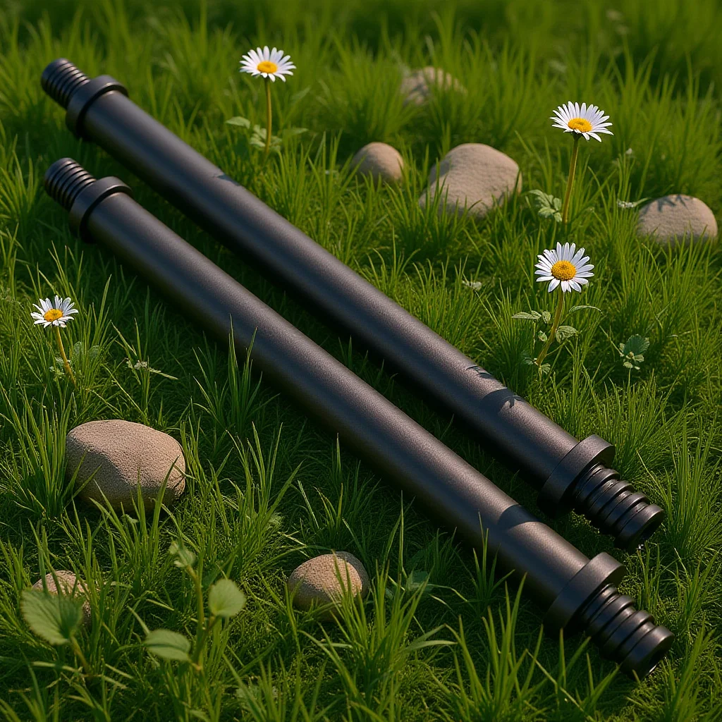 

2pcs Connector Sturdy Replacement Handle For Toilet Brush Head Lightweight Bathroom Cleaning Supplies Threaded Adapter Toilet