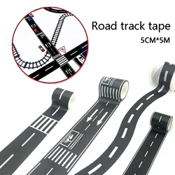 Diy Railway Highway Road Sticker Tape Materials For Making Building City Sand Table Scene Layout Model Kits Materials