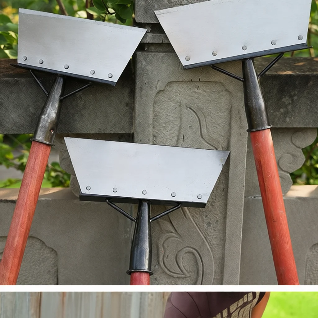 Heavy Duty Scraper Tool For Floor Cleaning And Wall Scraping Livestock Farm Manure Muck Shovel Durable Manganese Blade
