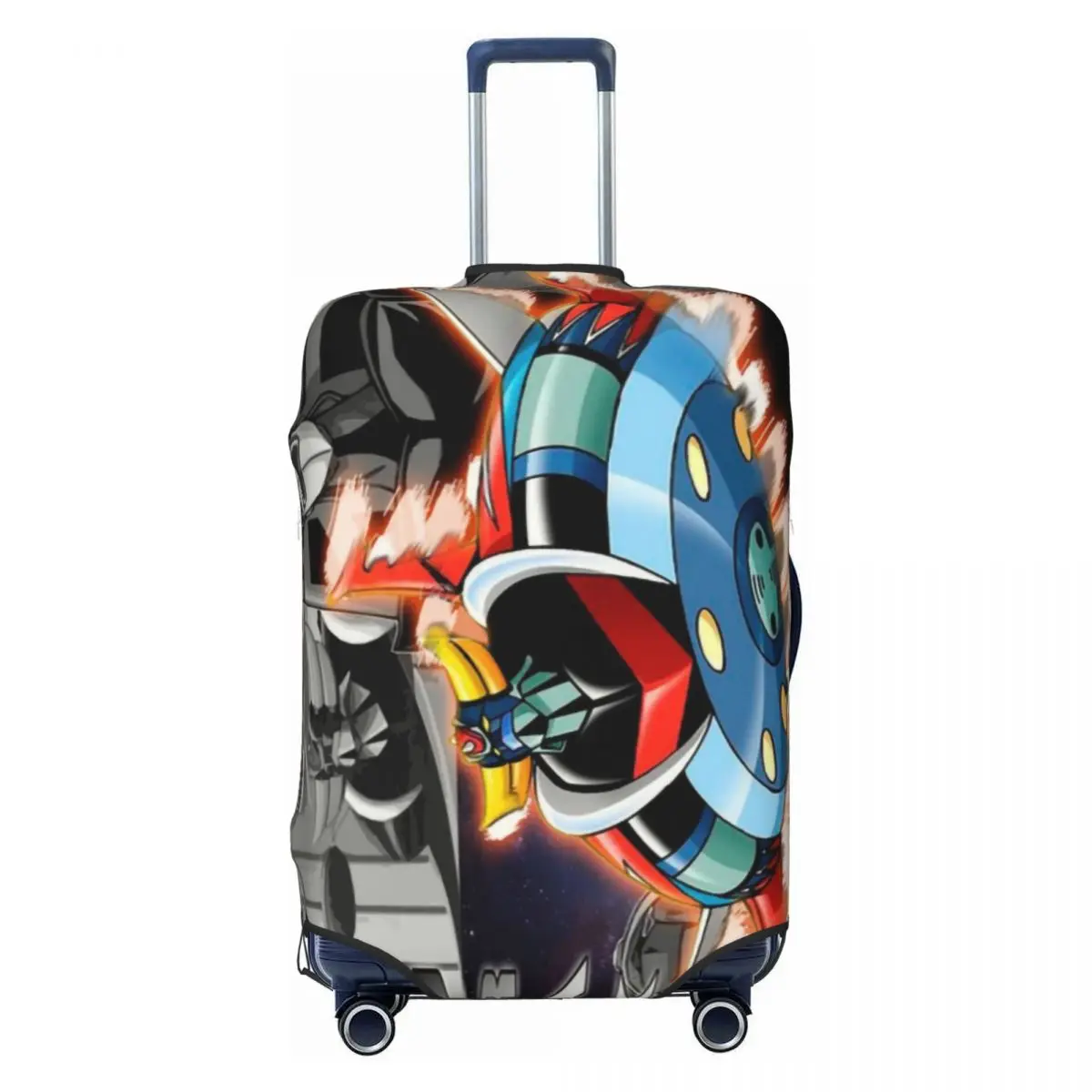 

Пользовательские Custom Goldrake Goldorak аниме Mazinger Z чехол для багажа протектор эластичный НЛО робот Grendizer дорожные чехлы для чемоданов