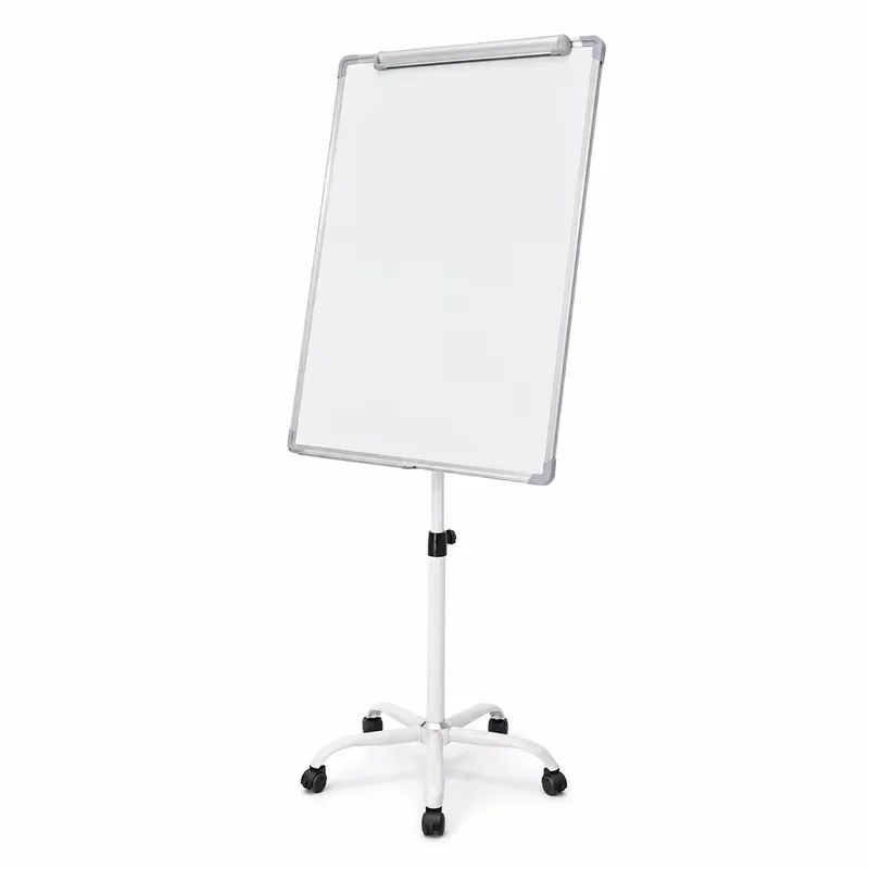 Height Adjustable Magnetic Whiteboard Holder with Storage Space