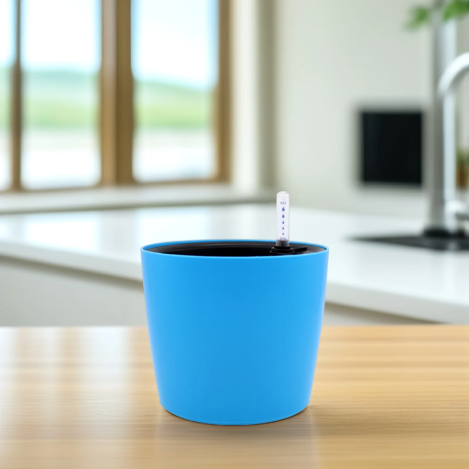 

Automatic Self Watering Planter Decorative Herb Pot for Plants Garden Projects Plastic Small Size