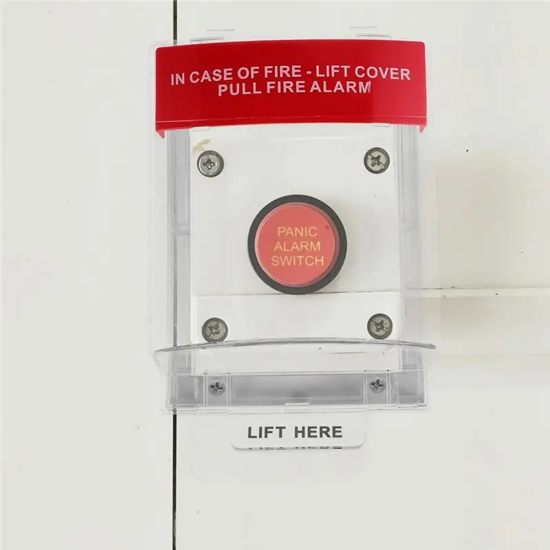 [NEW!A25P】 Manual Call Point Covers 2Pcs Fire Alarm Pull Station Protective Guards For Fireproof Switch Protection