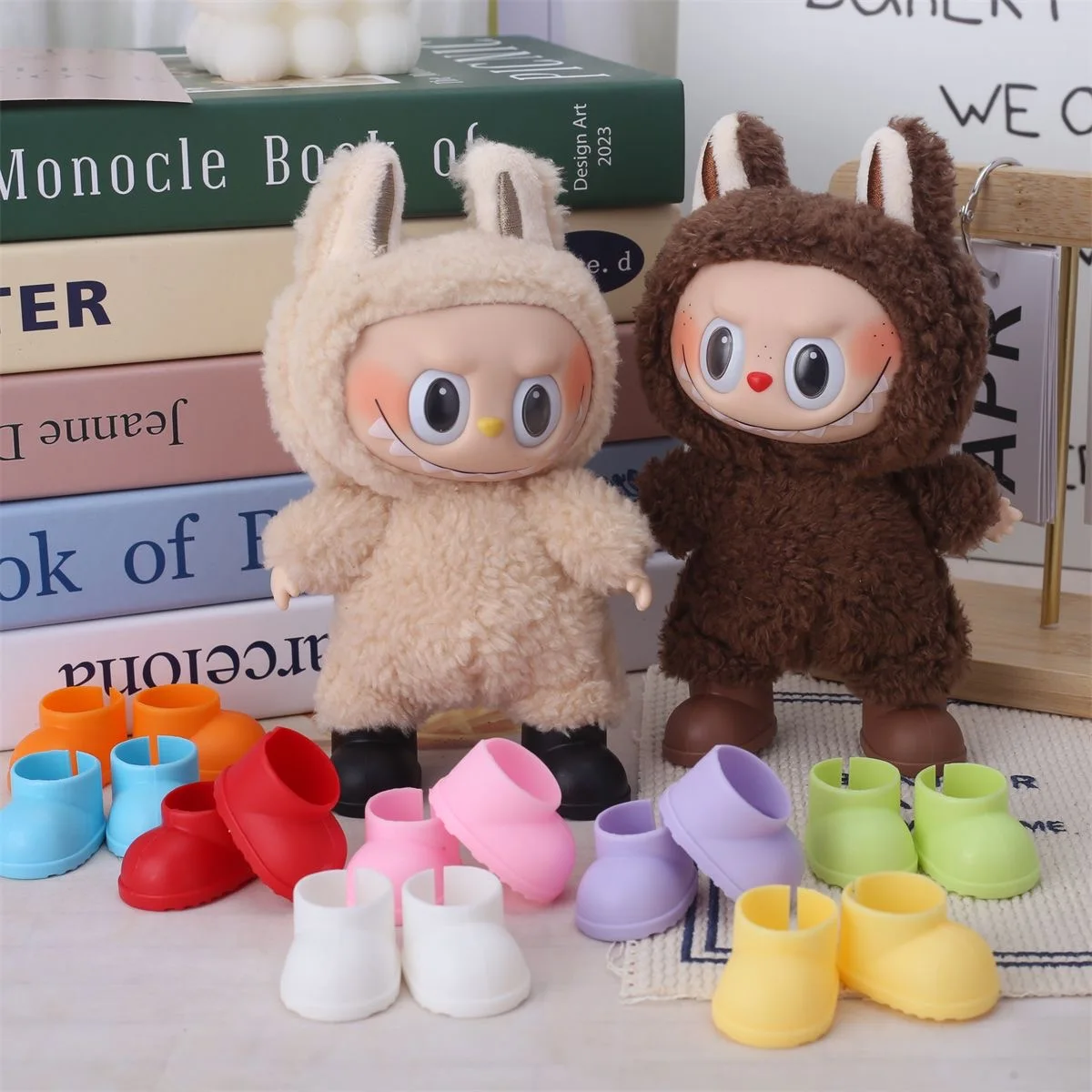Chaussures de poupée Labubu V1 V2, couleur 17cm, bottes mignonnes, accessoires, chaussures décontractées pour le récréation