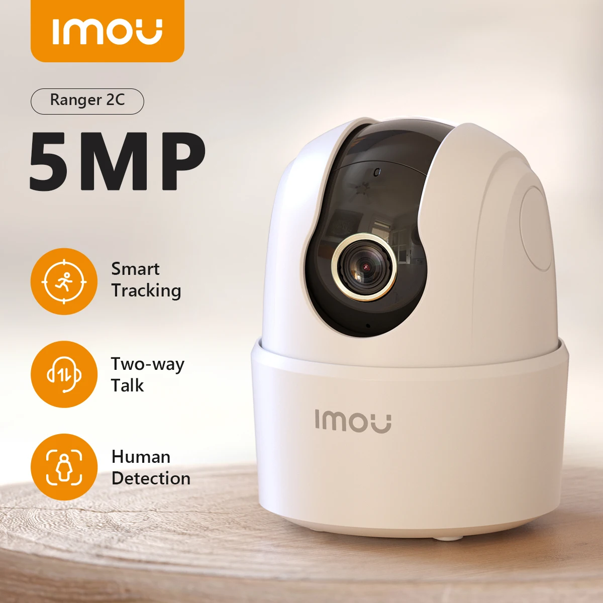 imou camera ip indoor com app ranger 2c 5mp 360 ptz bebe animal de estimacao cachorro cctv conversa bidirecional visao noturna seguranca domestica 01