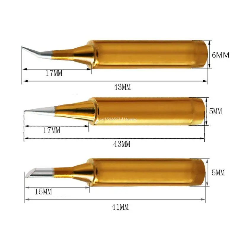 Dropship Replacement Soldering Iron Tip Brass Soldering Iron Tip Lead-free soldering Tip