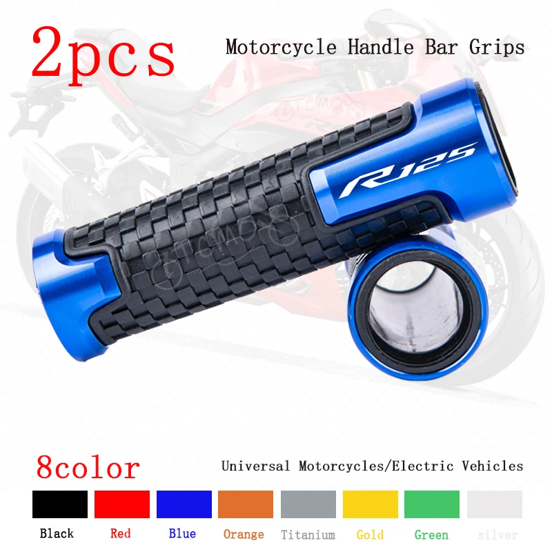

For YAMAHA YZF R125 YZFR125 R 125 2014~2026 All Years Motorcycle Handlebar Grip CNC aluminum Anti-slip Handle Bar Grips