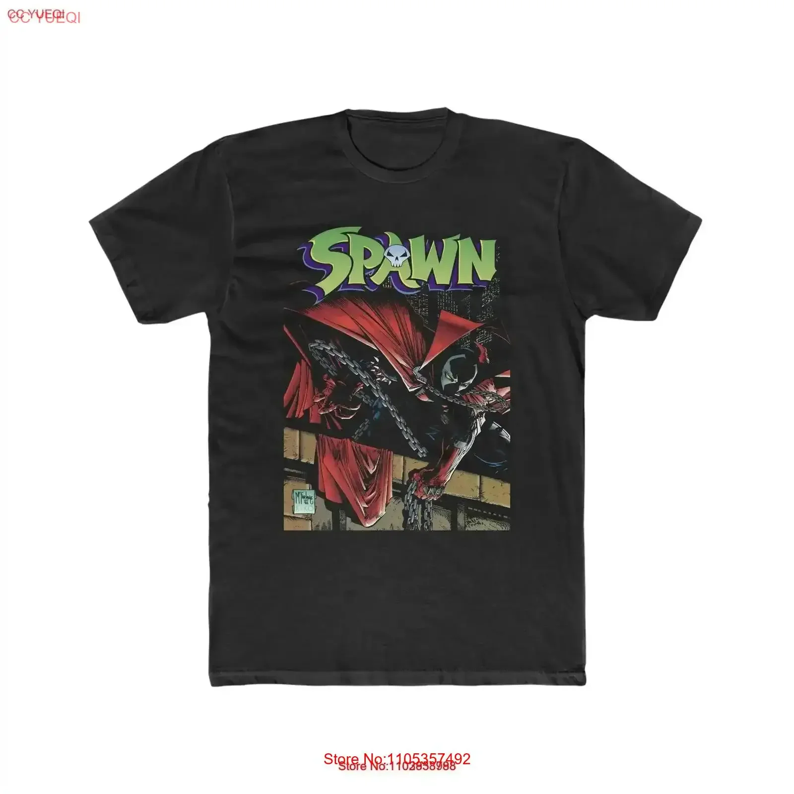 Spawn Todd McFarlane T Shirt Image Comics vintage Washed Unisex Breathable graphic streetwear designer clothes Comfortable