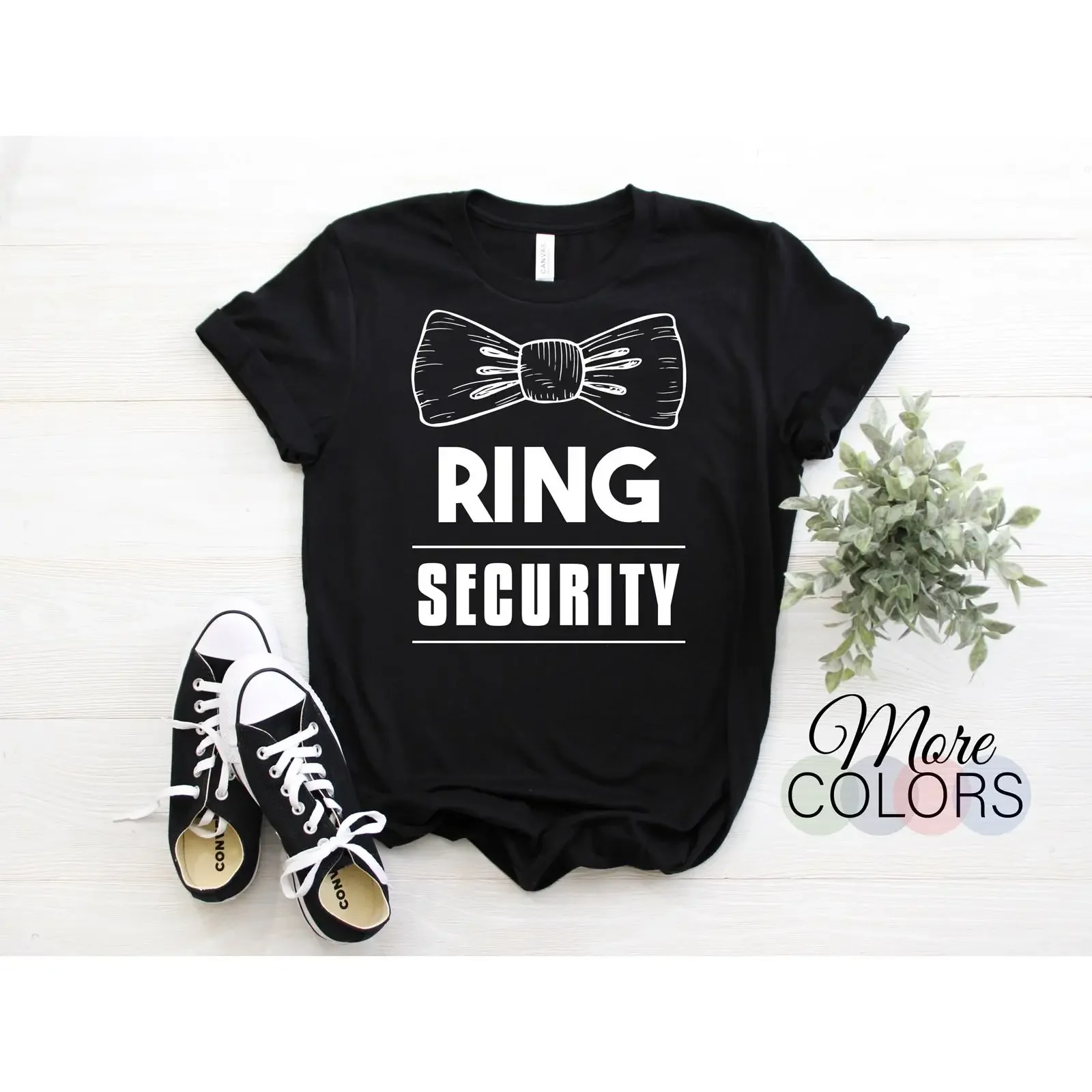 Ring Security Funny Tuxedo Bearer Wedding T Shirt Boys Girls Rings Present For Kids Youth Men Party Outfit vintage Washed Soft