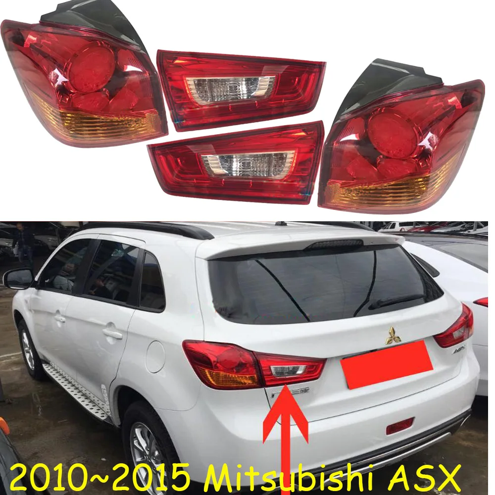 

1 шт. автомобильный бампер задний фонарь для Mitsubishi ASX задний фонарь задний фонарь 2009 ~ 2015y автомобильные аксессуары для Mitsubishi ASX противотуманные фары