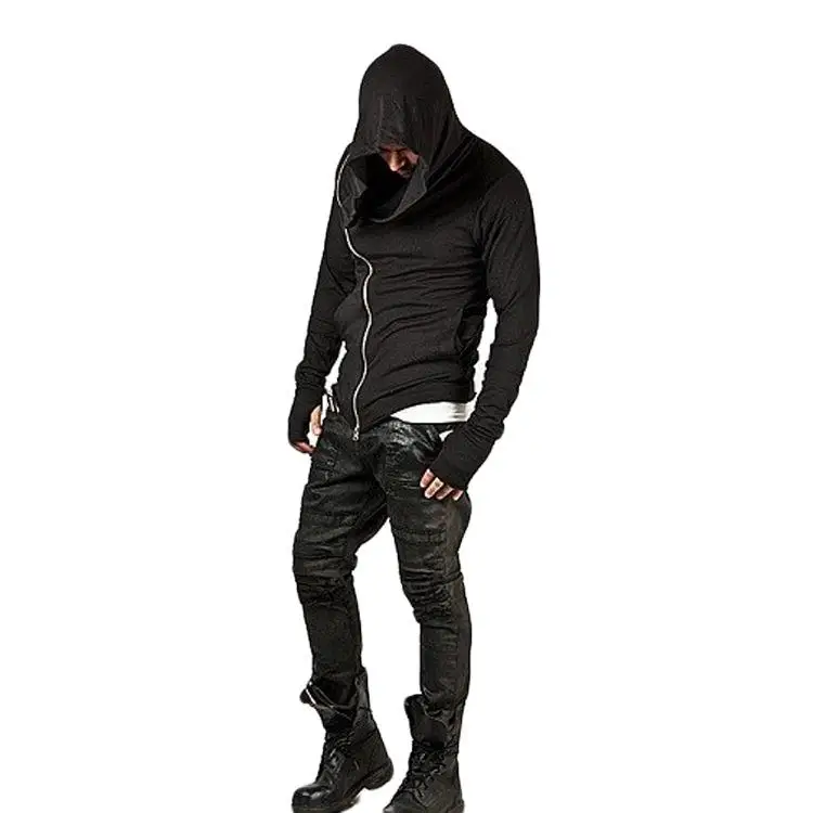 

Men's Hooded Sweatirt Sportswear Outerwear Loose Fit Polyester Fiber Zipper Decorated Mid-Length Casual Summer Jaet