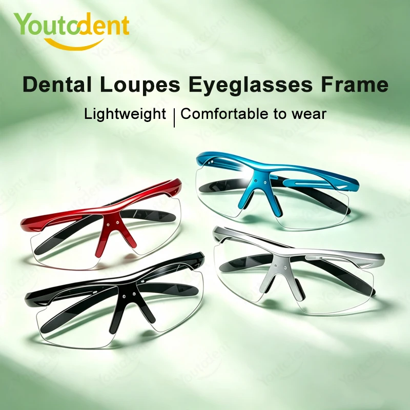 Youtodent Dental Loupes Eyeglass Frame Lightweight Replaceable Spectacle Frame for Dental Surgical Magnifying Goggles Glasses