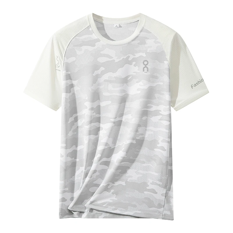 

Men's ort Sve T-irt Outdoor Leisure Sports Training Fitn Running Mountaineering Hiking Qui Dry Breathable Hanfu