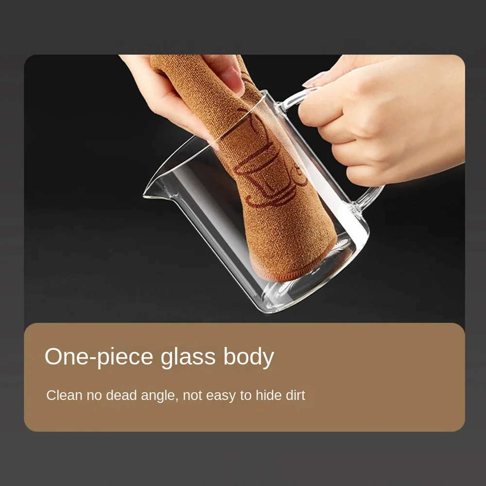 Heat-resistant Glass Teapot with Filter Separation Glass Filter Transparent Tea Maker Leak-proof Press AUTO-OPEN Fair Cup Home