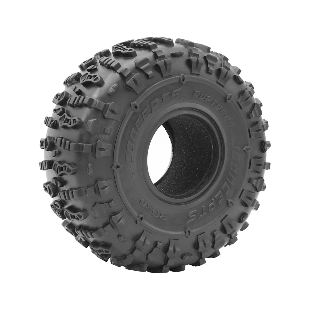 Pneus de borracha para carro RC, rastreador, Jeep Wrangler, Wraith RR10, RBX10, Capra SCX10, 2.2 rodas, 150x65mm, 2.2 rodas