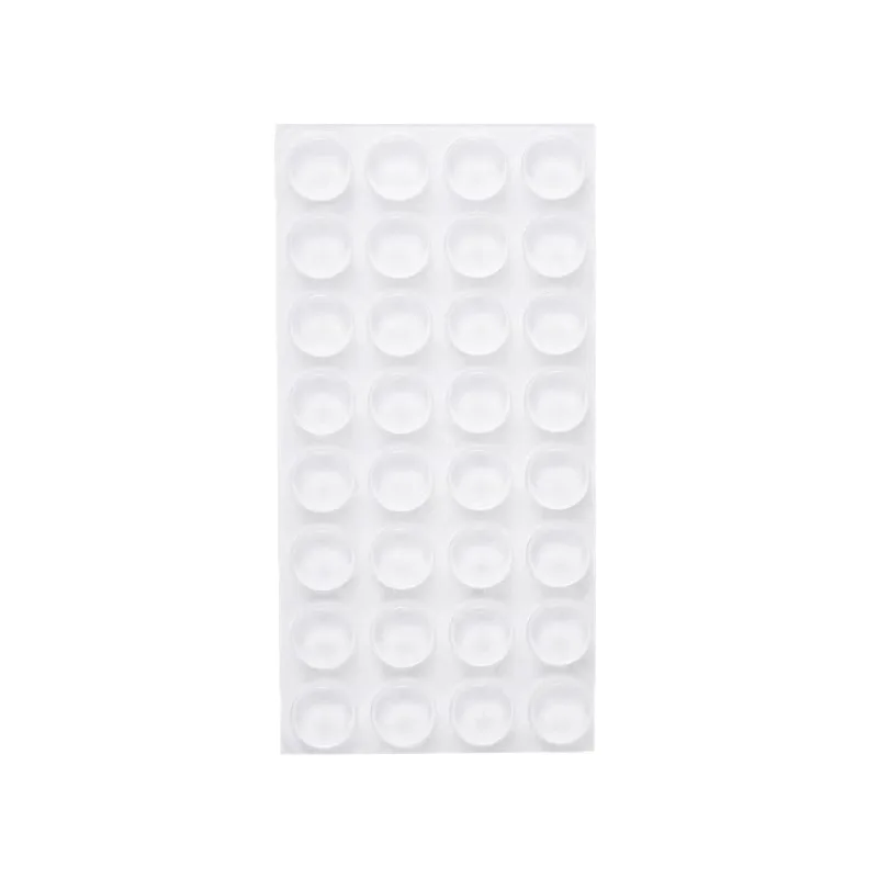 30-80PCS Self Adhesive Silicone Furniture Pads Cabinet Bumpers Rubber Damper Buffer Cushion Protective Furniture Hardware