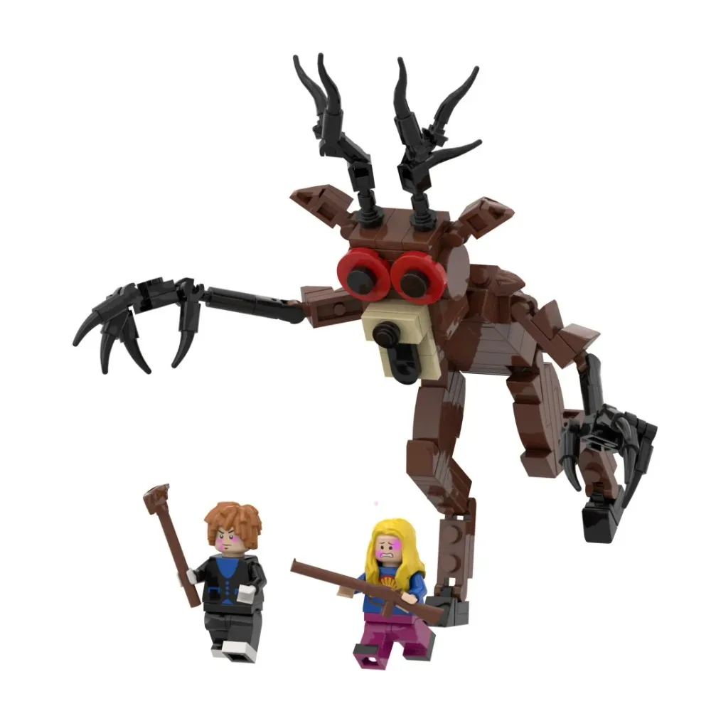 سلسلة مكعبات غزال عيد الميلاد 99 ليلة في الغابة، ألعاب تعليمية للأطفال على شكل وحش الغابة، هدايا عيد الميلاد #1