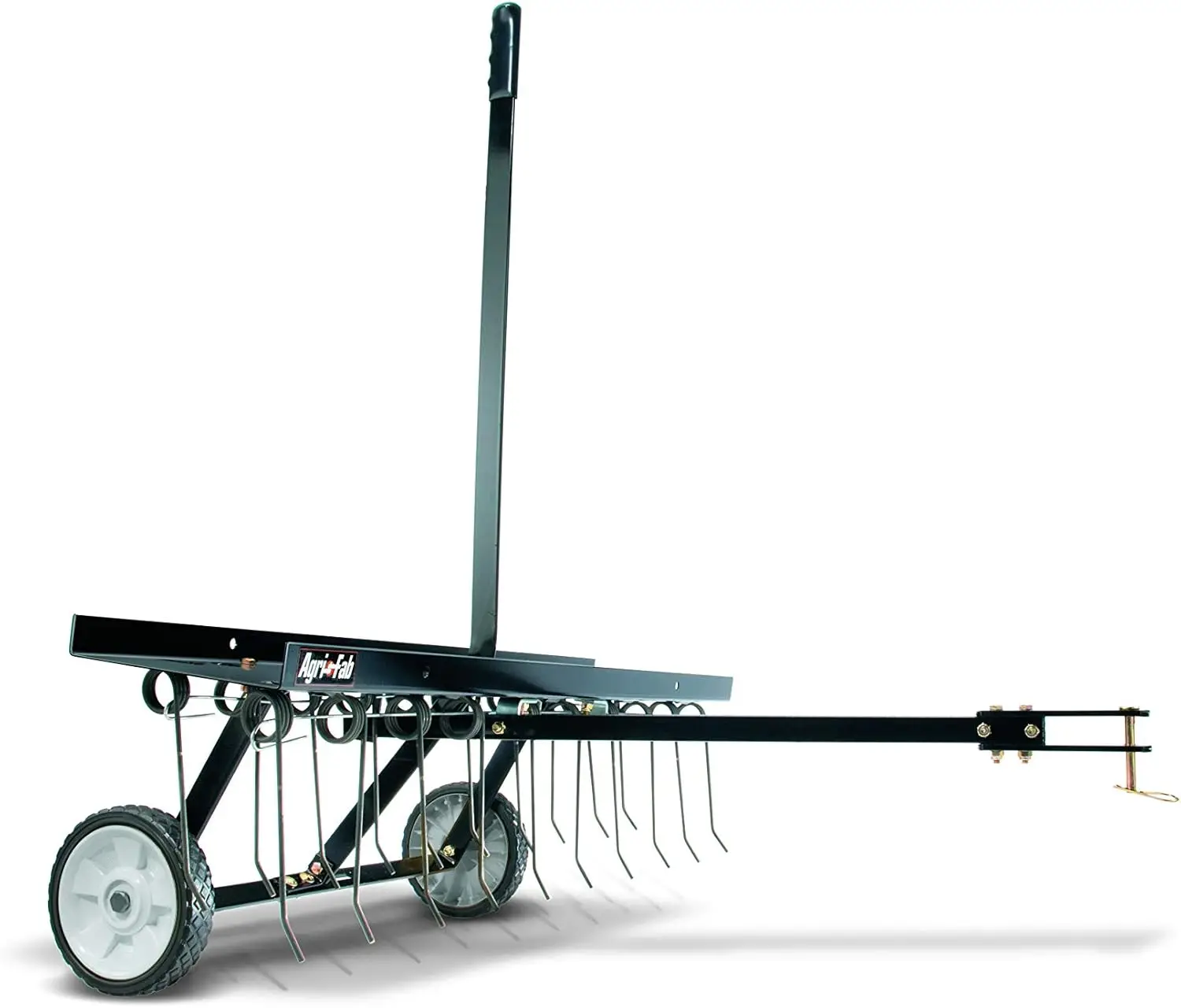 

40in Tow Behind Lawn Dethatcher with 20 Durable Spring Steel Tines for Garden Tractors