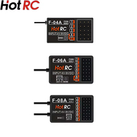 HotRC 2.4G Receiver F-04A F-06A F-08A Voltage Return PWM for RC Car Aircraft Tank Boat DS-4A CT-4A CT-6A DS600 CT-8A Transmitter