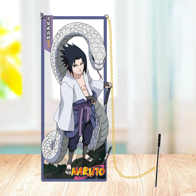 Naruto Metal Bookmarks: 9x4cm Anime Character Bookmarks for Students anime figure