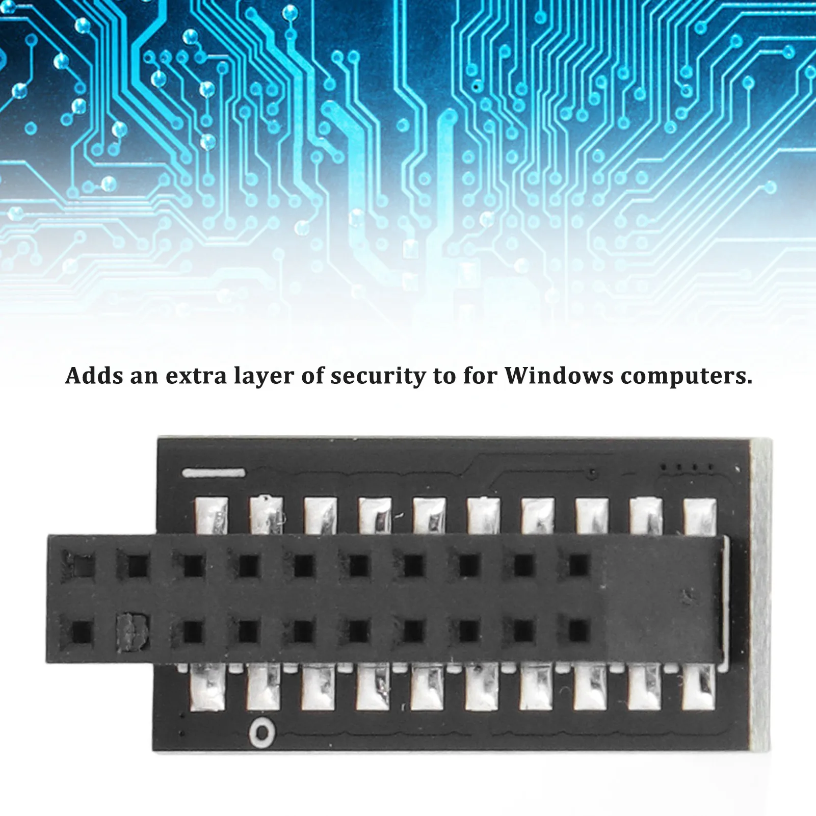 LPC TPM Module TPM 2.0 Module LPC Interface 20Pin Remote Card Encryption Security Board Electronic Component